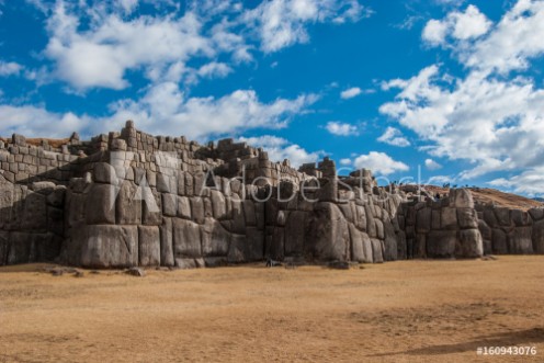 Picture of Saksaywaman citadel near Cusco Peru